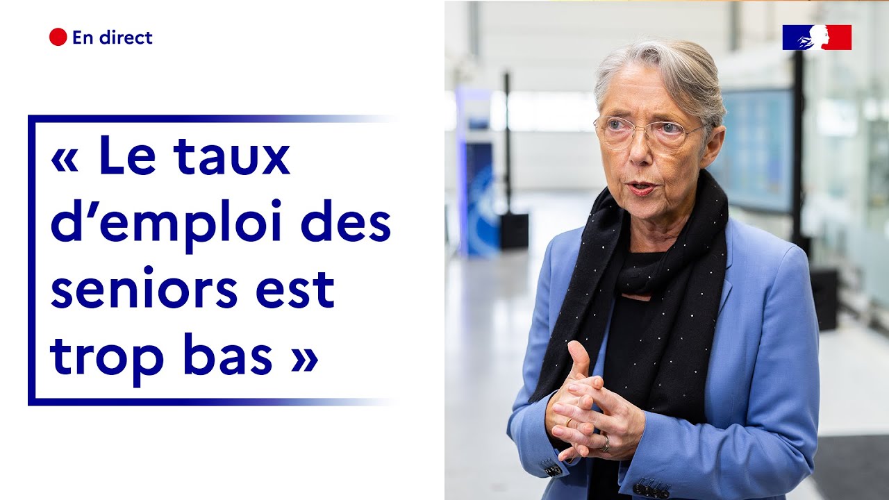 Emploi des seniors et santé au travail : intervention d'Élisabeth Borne