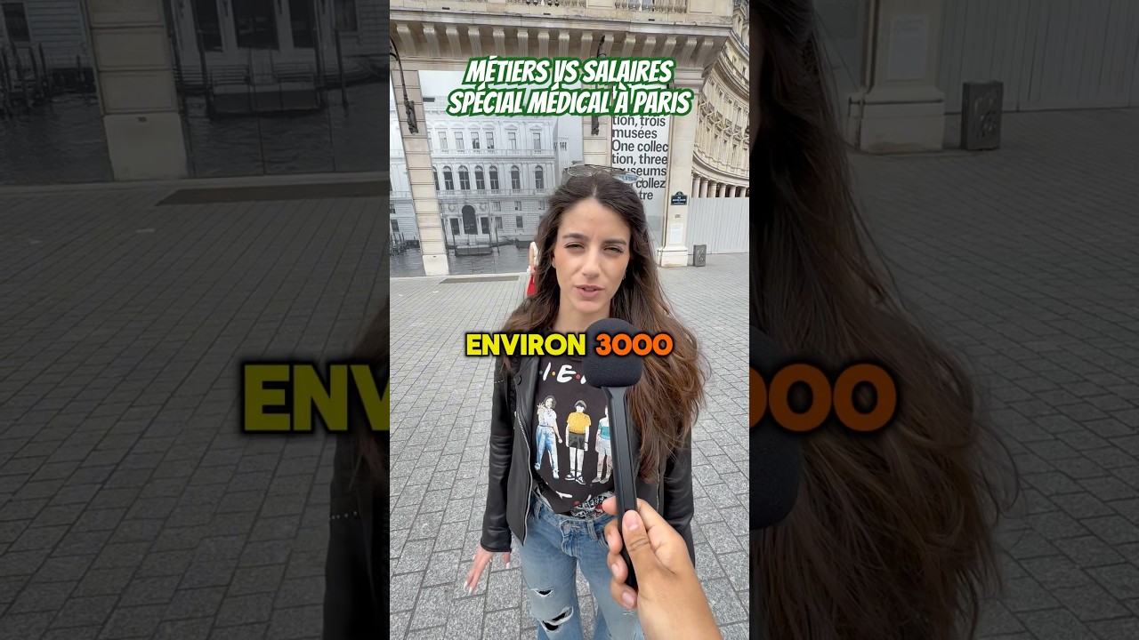 Métiers VS salaires du médical à Paris 🙌🏼💸