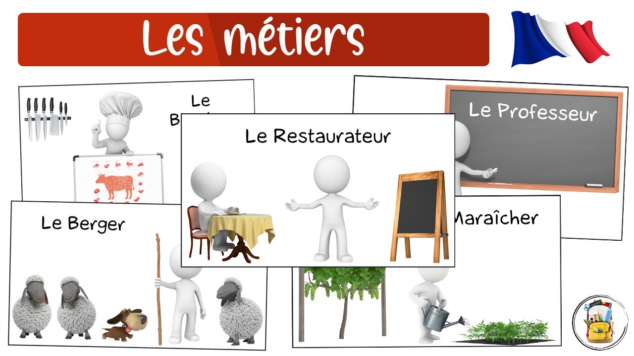 Apprendre Les Métiers En Français - Apprendre Les Métiers En Images - Vocabulaire Français