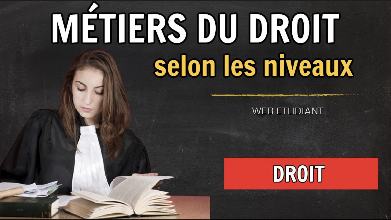 Quels métiers faire avec des études de droit ?