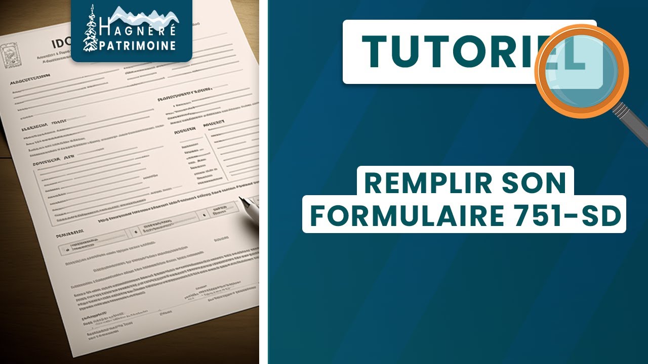 TUTORIEL - Remplir son formulaire 751-SD - LMNP