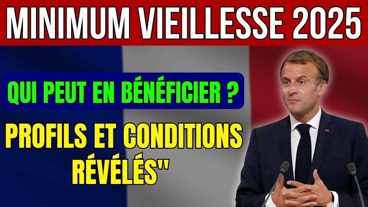 "Minimum vieillesse 2025 : Qui peut en bénéficier ? Profils et conditions révélés"