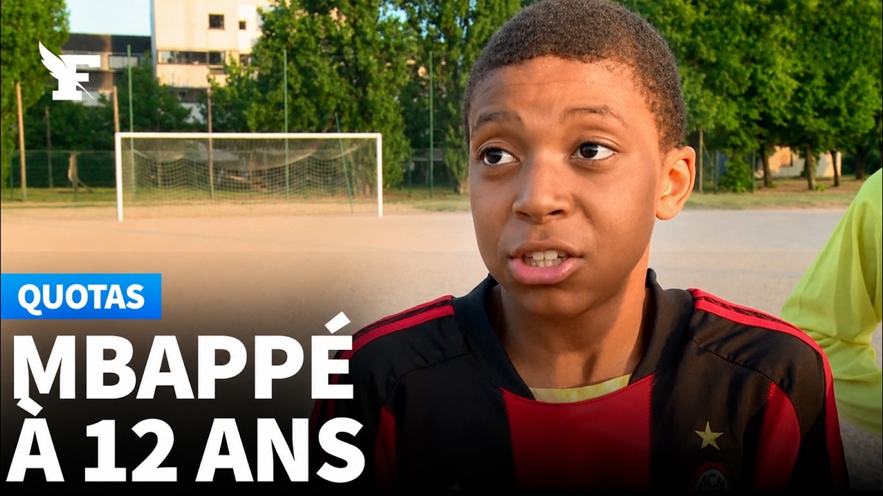 Quand Mbappé s'exprimait sur les quotas dans le foot à 12 ans