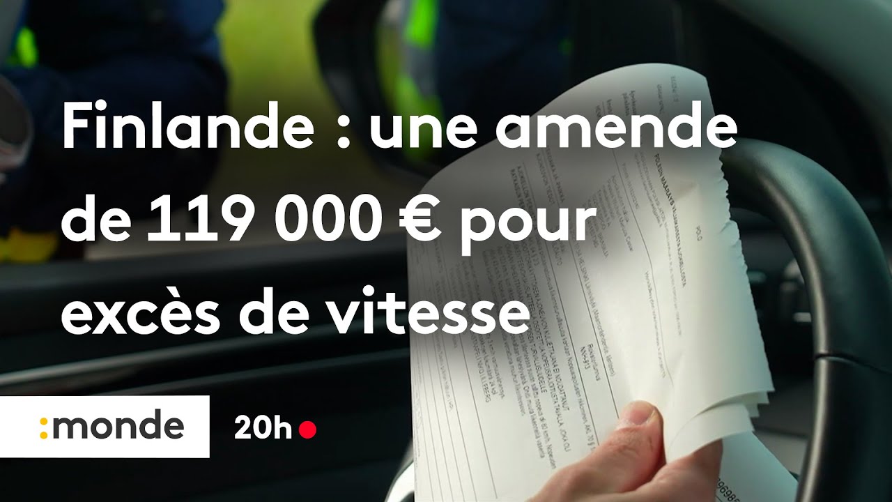 Finlande : une amende de 119 000 € pour excès de vitesse