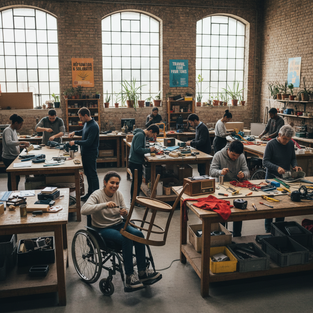 découvrez comment le programme « zéro chômeur » aide l'insertion professionnelle des personnes en situation de handicap, tout en soulignant le besoin d'une orientation renforcée pour améliorer son efficacité.